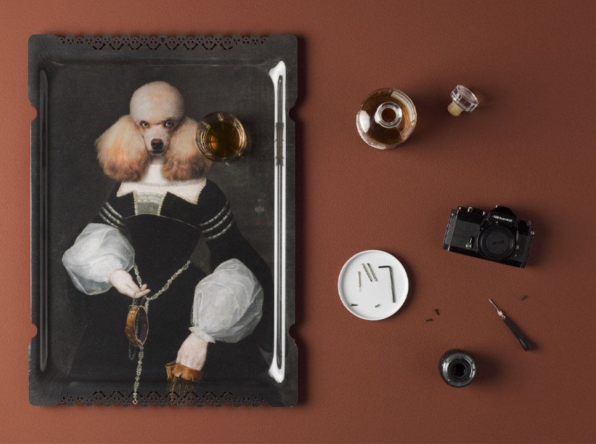 Подарунковий набір, Декоративний піднос Diane&Графин Glass