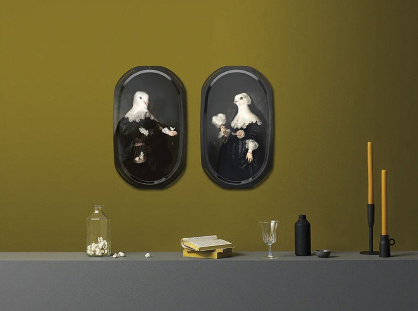 Подарочный набор, Декоративный поднос Oopjen и Maerten.