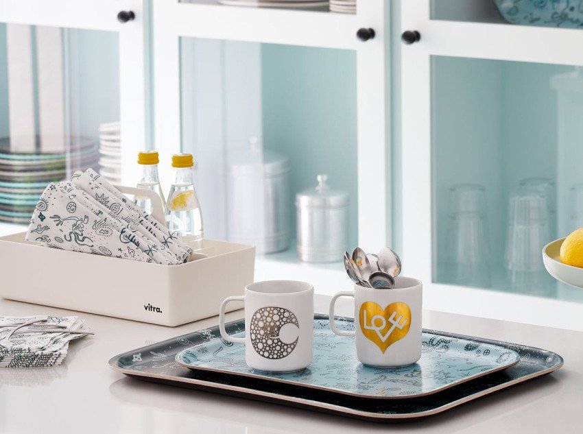 Подарунковий набір, Піднос Love Heart&Чашка Love Heart золота