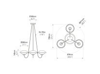 Светильник подвесной In The Air 3, черный