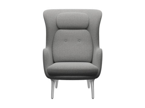 Крісло RO JH1, сірий/алюмінієві ніжки