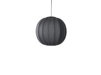 Світильник підвісний Knit-Wit Round Ø60, чорний Світильник підвісний Knit-Wit Round Ø60, чорний