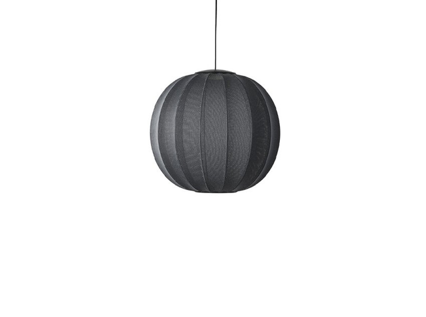 Світильник підвісний Knit-Wit Round Ø60, чорний Світильник підвісний Knit-Wit Round Ø60, чорний