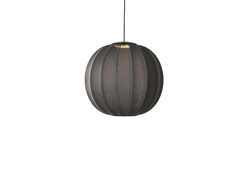 Світильник підвісний Knit-Wit Round Ø60, чорний Світильник підвісний Knit-Wit Round Ø60, чорний