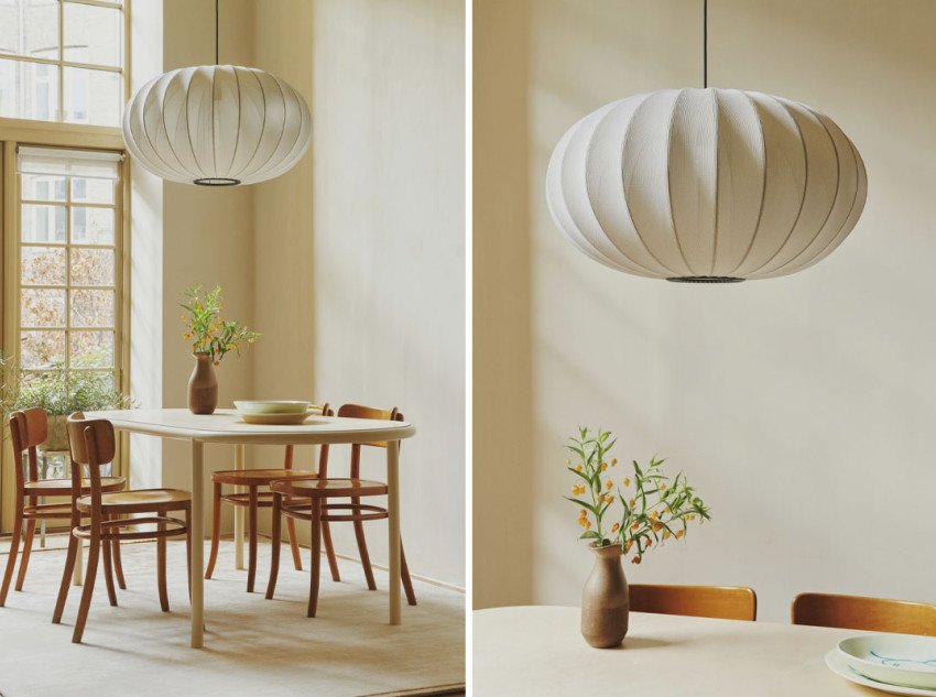 Світильник підвісний Knit-Wit Round Ø60, чорний Світильник підвісний Knit-Wit Round Ø60, чорний
