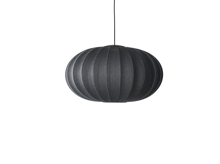Світильник підвісний Knit-Wit Oval Ø76, чорний Світильник підвісний Knit-Wit Oval Ø76, чорний