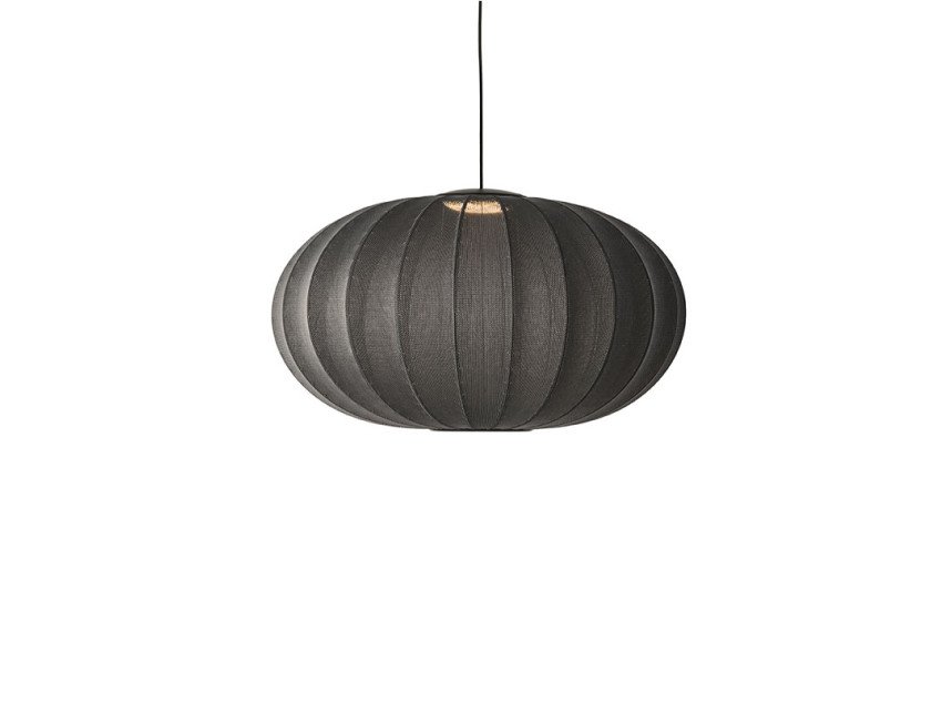 Світильник підвісний Knit-Wit Oval Ø76, чорний Світильник підвісний Knit-Wit Oval Ø76, чорний