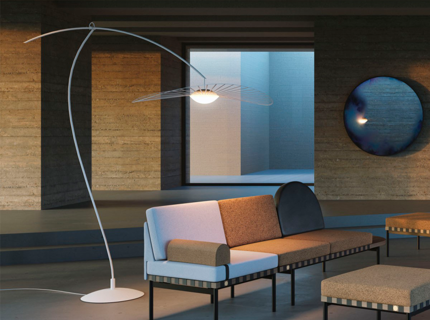 Торшер Vertigo Nova, білий