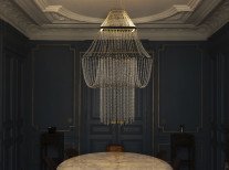 Светильник подвесной Lampe C, нержавеющая сталь