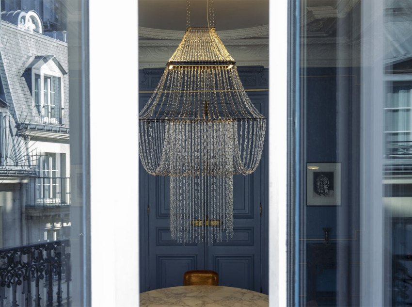 Светильник подвесной Lampe C, нержавеющая сталь