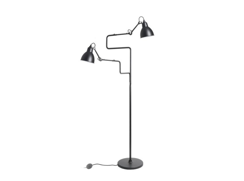 Торшер Lampe Gras №411 Double, чорний