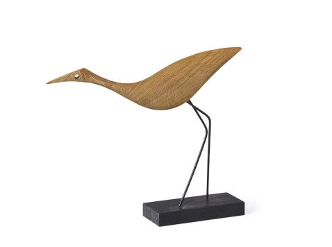 Статуетка Beak Bird, Low heron, дуб
