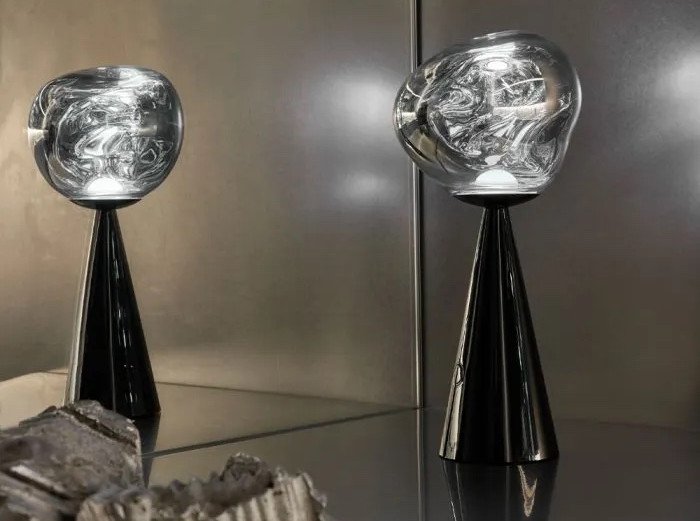 Портативна лампа Melt LED, чорна