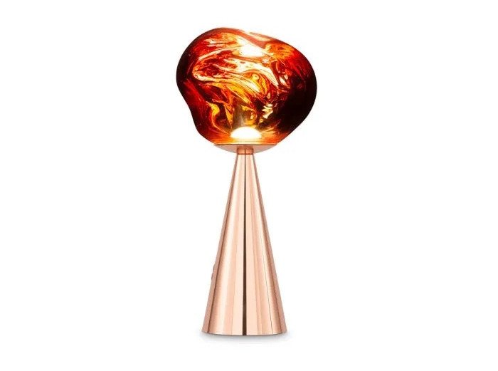 Портативна лампа Melt LED, мідна