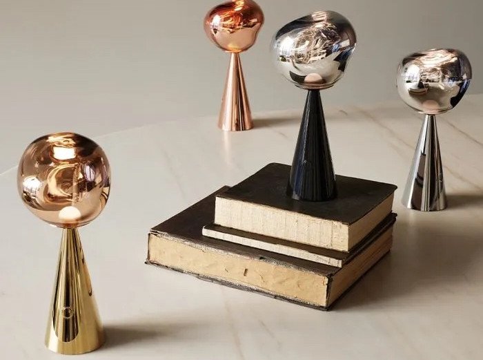 Портативна лампа Melt LED, мідна