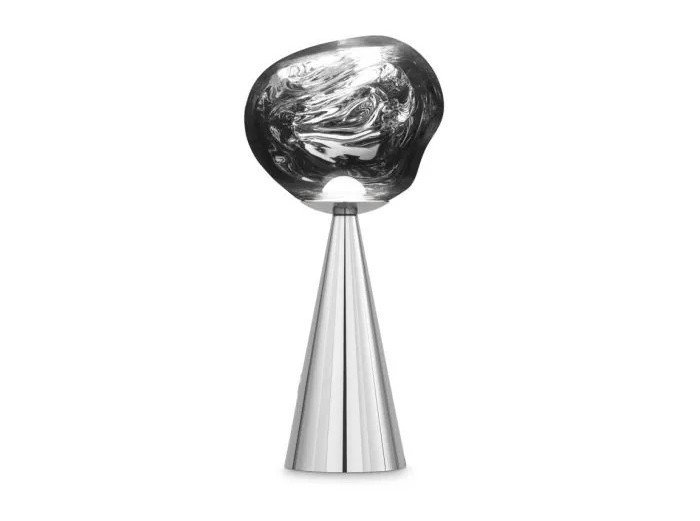 Портативна лампа Melt LED, срібна