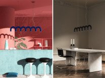 Світильник підвісний Arch straight, бежевий Світильник підвісний Arch straight, бежевий