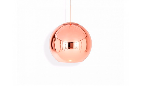 Світильник підвісний Copper round, 25, рожевий хром