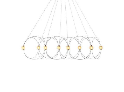 Світильник підвісний Munari 8*, чорний