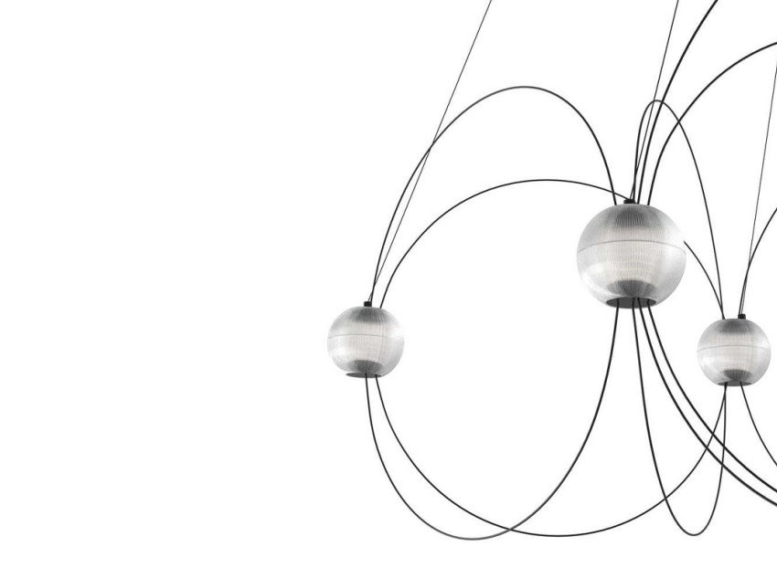 Світильник підвісний Munari 8*, чорний