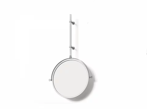 Дзеркало My Best Enemy, 100/55, срібне матове