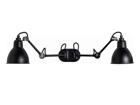 Настенный светильник Lampe Gras №204 Double, черный