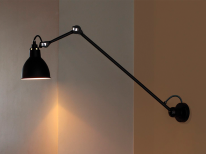 Настінний світильник Lampe Gras №304 L60, чорний