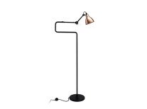 Торшер Lampe Gras №411, чорний/мідний плафон Торшер Lampe Gras №411, чорний/мідний плафон