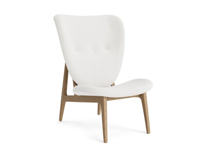Лаундж кресло Elephant-2020 Full Upholstery, белое sheepskin/натуральный дуб Лаундж кресло Elephant-2020 Full Upholstery, белое sheepskin/натуральный дуб
