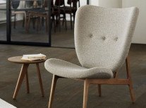 Лаундж кресло Elephant-2020 Full Upholstery, белое sheepskin/натуральный дуб Лаундж кресло Elephant-2020 Full Upholstery, белое sheepskin/натуральный дуб