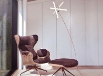 Торшер Olvidada, медный/хром