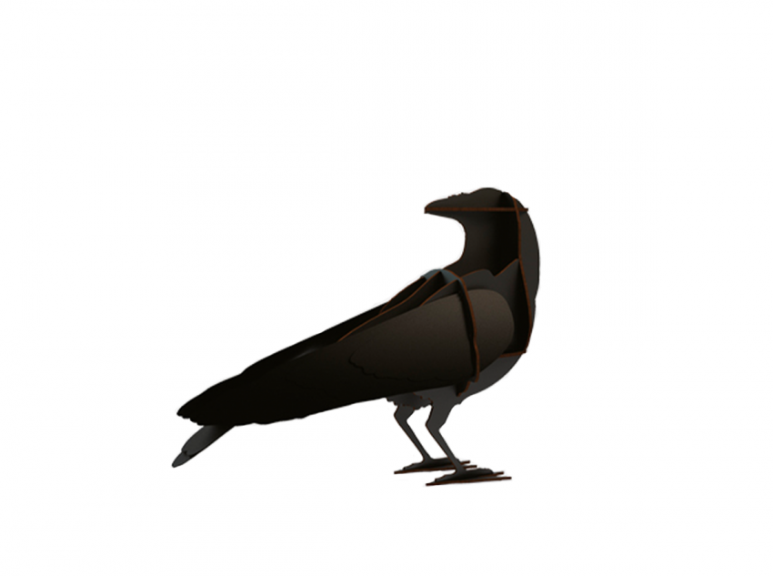 Декоративний елемент Landed Ravens, Edgar