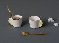 Кавова чашка Morphose Duo, жовта