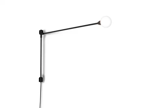 Настінний світильник Potence Pivotante mini, чорний Настінний світильник Potence Pivotante mini, чорний