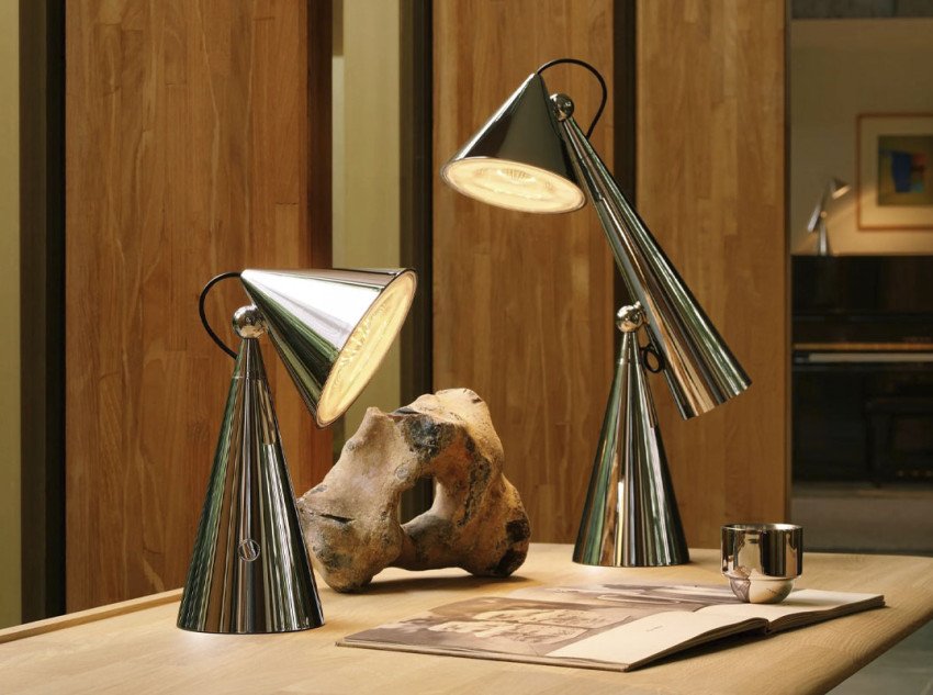 Настільна лампа Pose Task Light, хром
