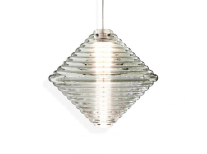 Подвесной светильник Press cone led, прозрачный