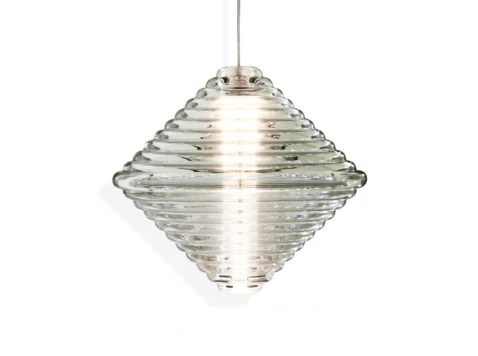 Подвесной светильник Press cone led, прозрачный