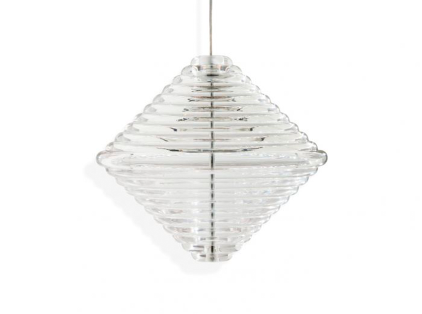 Подвесной светильник Press cone led, прозрачный