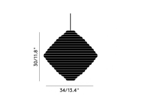 Подвесной светильник Press cone led, прозрачный