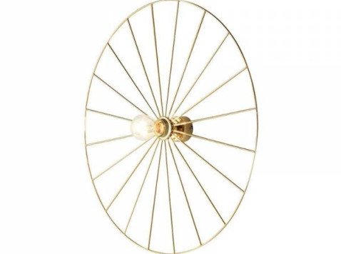 Плафон Wheel, Ø30, золотий