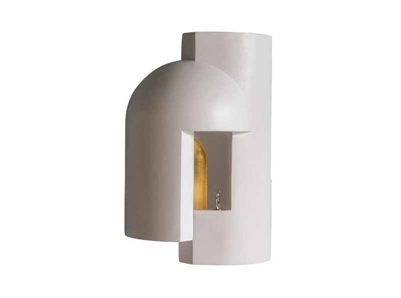 Настінний світильник Soul 1, білий/золотий