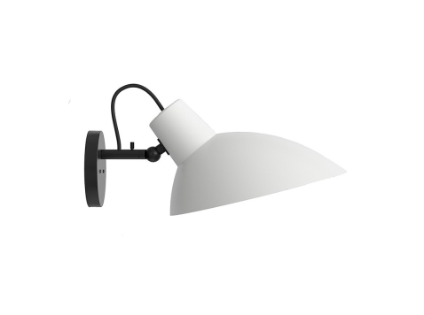 Настенный светильник VV Cinquanta, черный/белый
