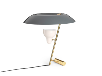 Настольная лампа Model 548, серая/золотая