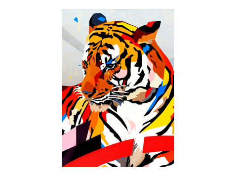 Постер China tiger,  85/120