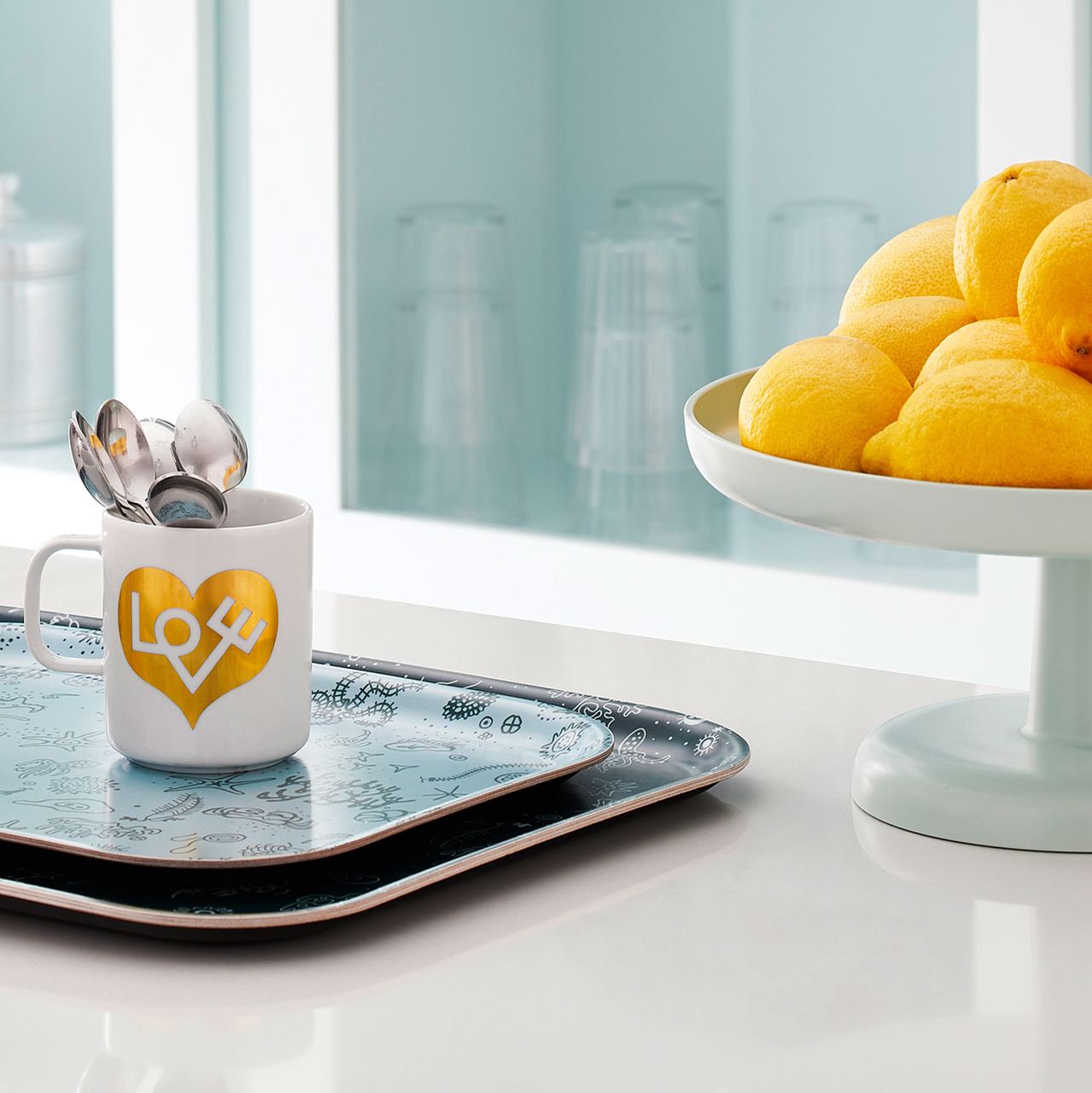 Чашка Love Heart, золота