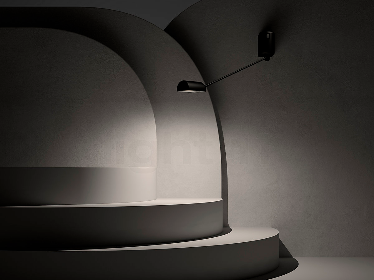 Настінний світильник Daphine Parete, 35, чорний Soft-Touch