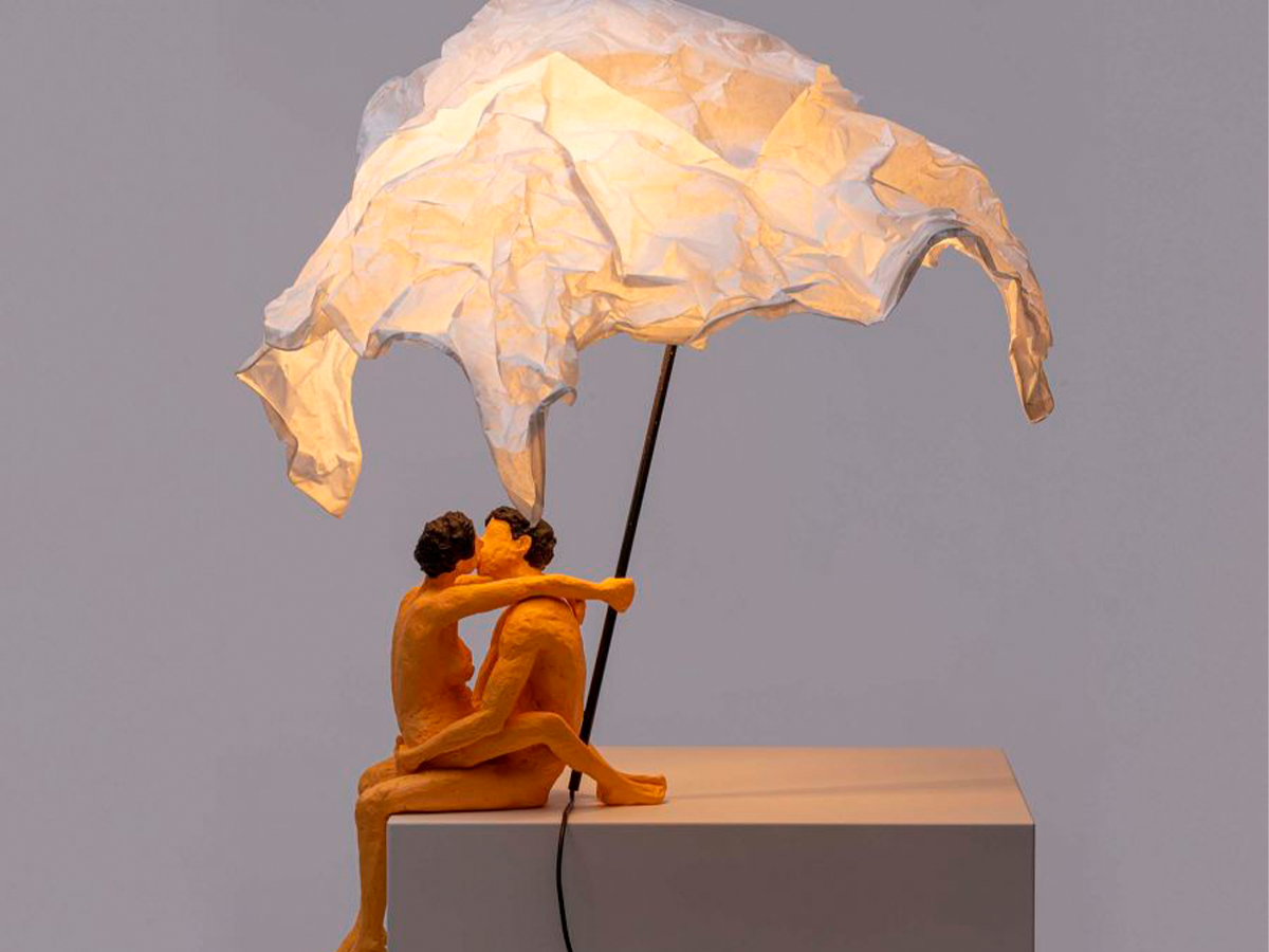 Настільна лампа Love is a verb, Max & Roberta