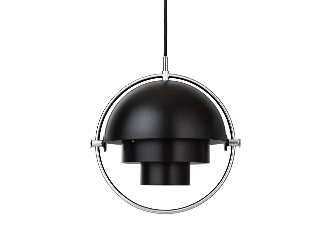 Cвітильник підвісний Multi-lite, 32, хром/чорний матовий