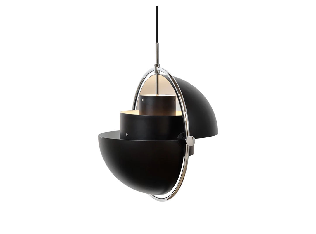 Cвітильник підвісний Multi-lite, 32, хром/чорний матовий