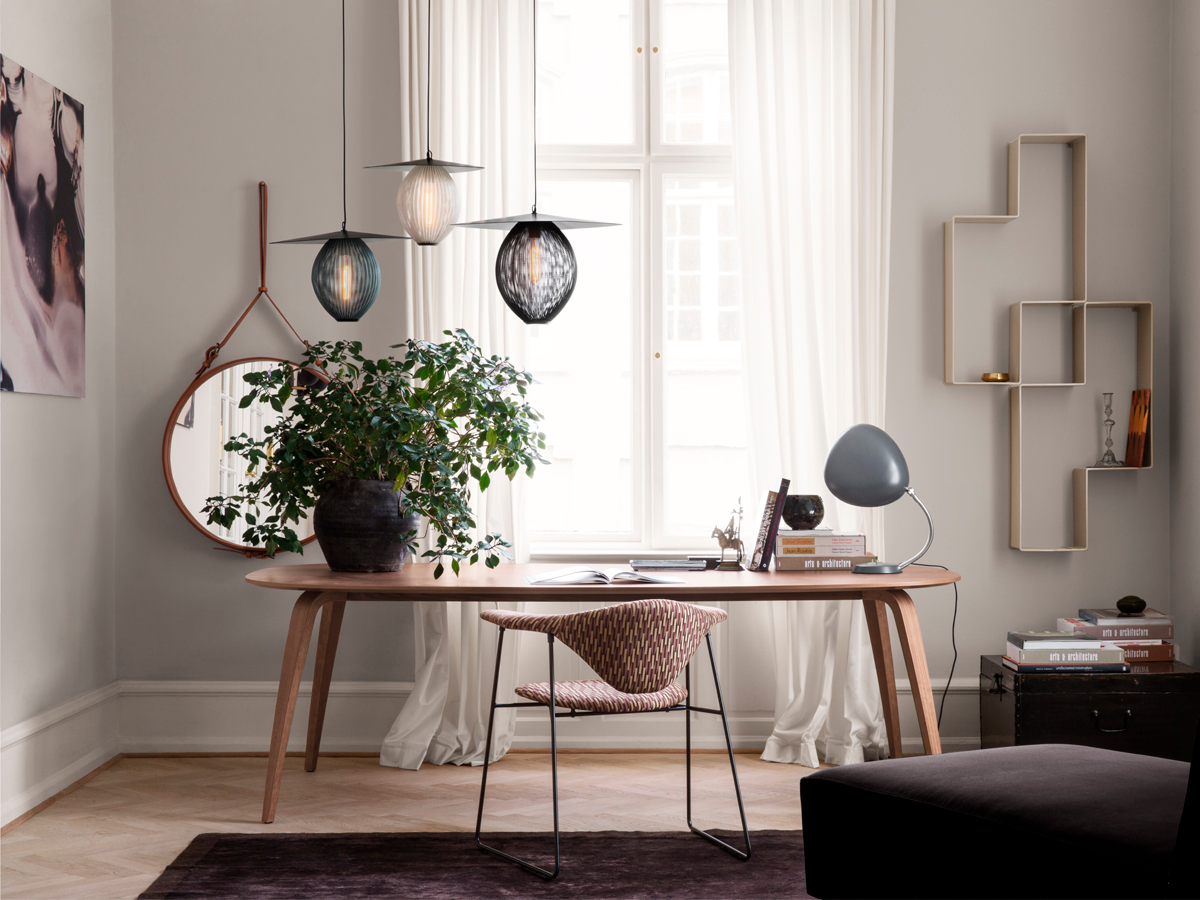 Світильник підвісний Satellite, Ø27, чорний напівматовий